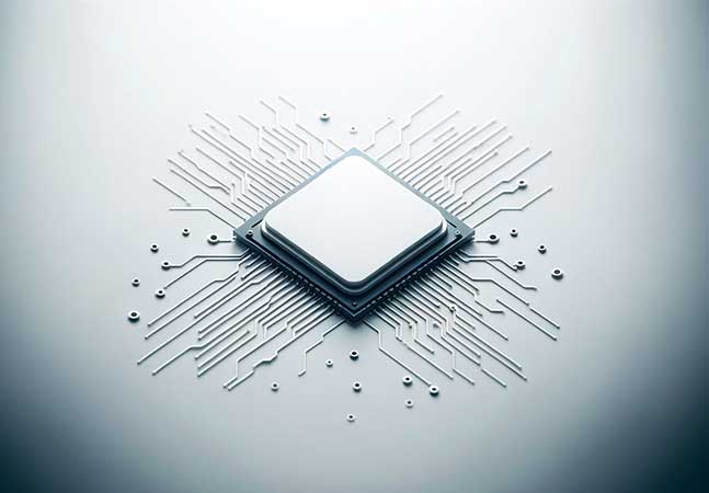 A computer chip